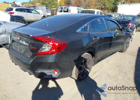 2019 Honda Civic Sport из США, поврежденный, VIN 2HGFC2F82KH539195